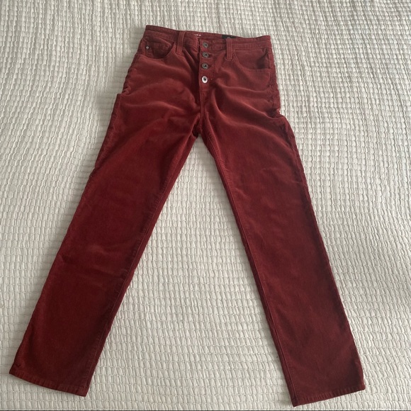 AG Jeans ISABELLE BUTTON-UP Corduroy Cords Ankle jeans - Picture 9 of 10